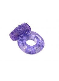Фиолетовое эрекционное кольцо с вибрацией Rings Axle-pin - Lola Games - в Архангельске купить с доставкой