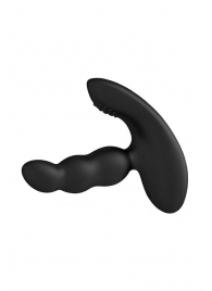 Черный силиконовый стимулятор простаты Levett Nitoc с пультом ДУ - Levett - в Архангельске купить с доставкой