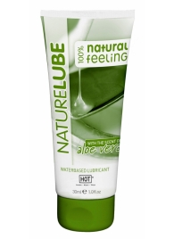 Смазка на водной основе с алоэ вера Nature Lube - 30 мл. - HOT - купить с доставкой в Архангельске
