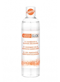 Гель-смазка 2-в-1 MASSAGE   LUBRICANT GUARANA - 300 мл. - Waterglide - купить с доставкой в Архангельске