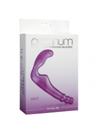 Безремневой фиолетовый страпон из силикона The Gal Pal - 17 см. - Doc Johnson - купить с доставкой в Архангельске