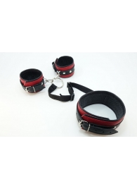 Кожаный БДСМ-набор - БДСМ Арсенал - купить с доставкой в Архангельске