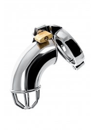 Серебристый мужской пояс верности TOYFA Metal - ToyFa - купить с доставкой в Архангельске