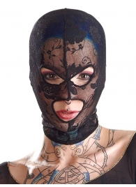 Кружевная маска-балаклава с отверстиями для глаз и рта - Orion - купить с доставкой в Архангельске