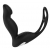 Черный вибромассажер простаты P-PLEASER W ERECTION ENHANCE - Dream Toys - в Архангельске купить с доставкой