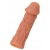 Телесная реалистичная насадка KOKOS Extreme Sleeve 05 с дополнительной стимуляцией - 12,7 см. - KOKOS - в Архангельске купить с доставкой