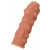 Телесная реалистичная насадка KOKOS Extreme Sleeve 11 с дополнительной стимуляцией - 12,7 см. - KOKOS - в Архангельске купить с доставкой