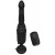 Черный вибромассажер с функцией поступательных движений Ass Thruster - Pipedream - купить с доставкой в Архангельске