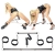 Комплект наручников и наножников с распорками Spread  em Bar and Cuff Set - Pipedream - купить с доставкой в Архангельске
