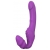 Фиолетовый безремневой вибрострапон DOUBLE DIPPER - Dream Toys - купить с доставкой в Архангельске