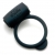Темно-серое эрекционное кольцо Vibrating Love Ring с вибрацией - Fifty Shades of Grey - в Архангельске купить с доставкой