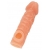 Телесная закрытая насадка с шершавой головкой Cock Sleeve Size L - 17,6 см. - KOKOS - в Архангельске купить с доставкой