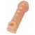 Телесная закрытая насадка с шишечками Cock Sleeve Size M - 15,6 см. - KOKOS - в Архангельске купить с доставкой