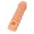 Телесная закрытая насадка с пучками шишечек Cock Sleeve Size M - 15,6 см. - KOKOS - в Архангельске купить с доставкой