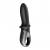 Черный анальный вибратор Hot Passion с функцией нагрева - Satisfyer - в Архангельске купить с доставкой