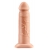 Телесный реалистичный фаллоимитатор с полостью Silicone Hollow Extension - 20 см. - Pipedream - купить с доставкой в Архангельске