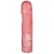 Розовая фаллическая насадка Vac-U-Lock 8  Crystal Jellies Dong - 20,3 см. - Doc Johnson - купить с доставкой в Архангельске