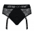 Черные трусики для насадок Diva Lingerie Harness - size S - Strap-on-me - купить с доставкой в Архангельске