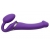 Фиолетовый безремневой вибрострапон Vibrating Bendable Strap-On - size L - Strap-on-me - купить с доставкой в Архангельске