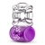 Фиолетовое эрекционное виброкольцо Pleaser Rechargeable C-Ring - Blush Novelties - в Архангельске купить с доставкой