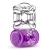 Фиолетовое эрекционное виброкольцо One Night Stand Vibrating C-Ring - Blush Novelties - в Архангельске купить с доставкой