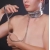 Серебристый ошейник из искусственной кожи - Sitabella - купить с доставкой в Архангельске