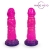 Розовый рельефный фантазийный фаллоимитатор - 20 см. - Bior toys - купить с доставкой в Архангельске