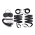 Эротический набор 4PC Bondage Bed Strap   Flogger Kit - Lux Fetish - купить с доставкой в Архангельске