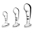 Набор из 3 стальных стимуляторов простаты Stainless Steel P-spot Training Set - b-Vibe - в Архангельске купить с доставкой