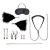 Большой эротический набор из 12 предметов Interchangeable Collar   Nipple Clips Set - Lux Fetish - купить с доставкой в Архангельске