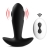 Черный массажер простаты с вибрацией, эффектом маятника и пультом ДУ - Secwell - в Архангельске купить с доставкой