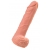 Телесная удлиняющая фаллическая насадка - 16 см. - ToyFa - в Архангельске купить с доставкой