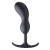 Черный массажер простаты с утяжелителями Premium Silicone Weighted Prostate Plug Large - 18,8 см. - XR Brands - в Архангельске купить с доставкой
