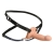 Телесный полый страпон 2  Erection 28X Smooth Vibrating Silicone Penis Sheath - 16 см. - XR Brands - купить с доставкой в Архангельске
