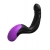 Черно-фиолетовый вибромассажёр простаты Hyper-Pulse P-Spot Massager - Pipedream - в Архангельске купить с доставкой