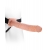 Фаллопротез телесного цвета Hollow Strap-On - 29 см. - Pipedream - купить с доставкой в Архангельске