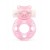 Розовое эрекционное виброкольцо в форме мишки - 1137 - в Архангельске купить с доставкой