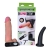 Страпон с 2 насадками и вибрацией UniStrap - 19 и 12 см. - LOVETOY (А-Полимер) - купить с доставкой в Архангельске