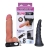 Страпон с 2 насадками и вибрацией UniStrap - 20 и 18 см. - LOVETOY (А-Полимер) - купить с доставкой в Архангельске