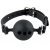 Силиконовый кляп-шар с отверстиями для дыхания Silicone Breathable Ball Gag Small - Pipedream - купить с доставкой в Архангельске