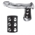 Утяжка на пенис на кнопочках 100% PVC STRAP WITH METAL SNAP - BlueLine - купить с доставкой в Архангельске