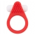 Красное эрекционное кольцо LIT-UP SILICONE STIMU RING 1 RED - Dream Toys - в Архангельске купить с доставкой