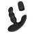 Черный силиконовый стимулятор простаты Levett Nitoc с пультом ДУ - Levett - в Архангельске купить с доставкой