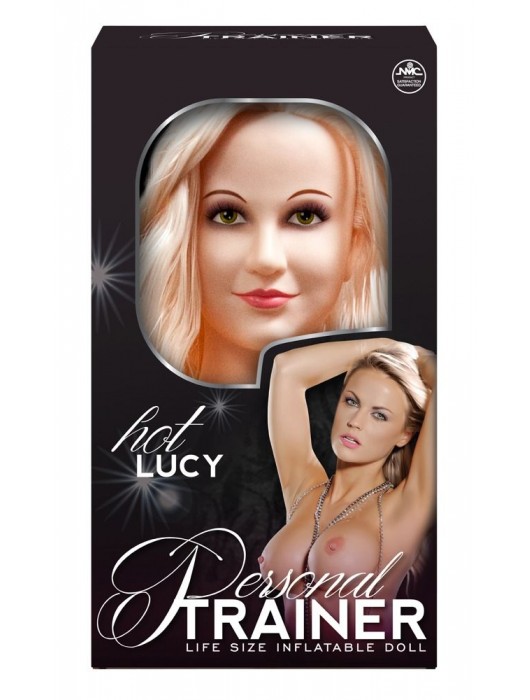 Надувная кукла с вибрацией и 2 любовными отверстиями Hot Lucy Lifesize Love Doll - NMC - в Архангельске купить с доставкой