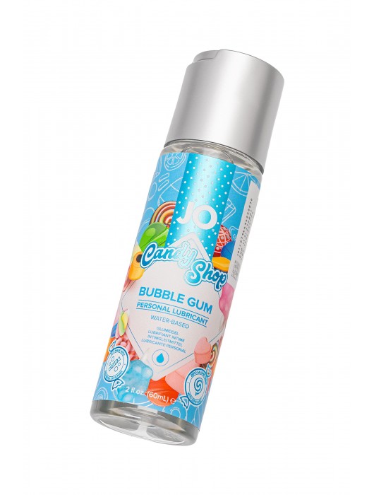Смазка на водной основе Candy Shop Bubblegum с ароматом жвачки - 60 мл. - System JO - купить с доставкой в Архангельске