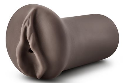 Коричневый мастубратор-вагина Nicole s Kitty - Blush Novelties - в Архангельске купить с доставкой