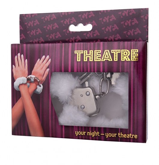 Наручники с белой меховой опушкой - ToyFa - купить с доставкой в Архангельске