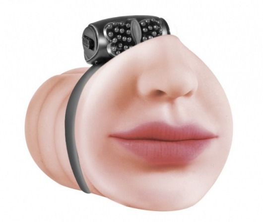 Мастурбатор-ротик с виброкольцом Satisfaction Beloved - Lola Games - в Архангельске купить с доставкой