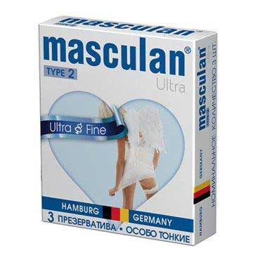 Ультратонкие презервативы Masculan Ultra Fine с обильной смазкой - 3 шт. - Masculan - купить с доставкой в Архангельске