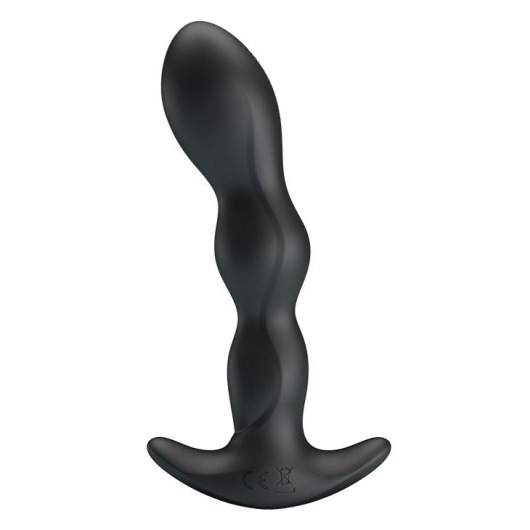 Черный анальный стимулятор простаты с вибрацией Special Anal Massager - 14,5 см. - Baile - в Архангельске купить с доставкой